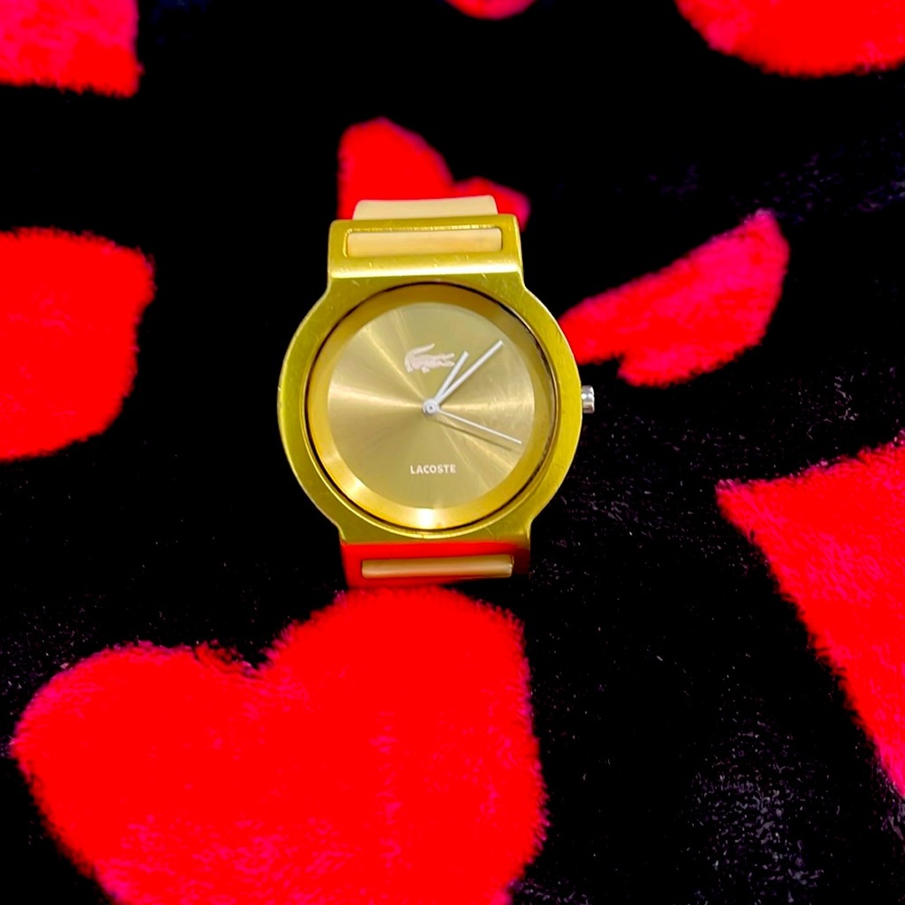 Lacoste silicone band watch